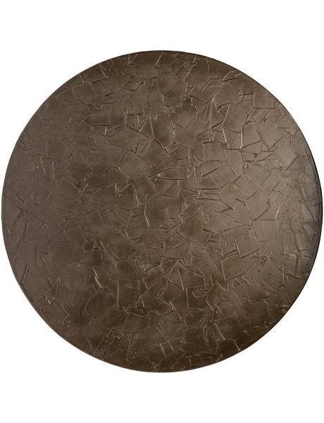 Décoration murale ronde bronze relief 110 cm Diga