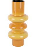 Vase design en métal jaune ocre 37 cm Grato
