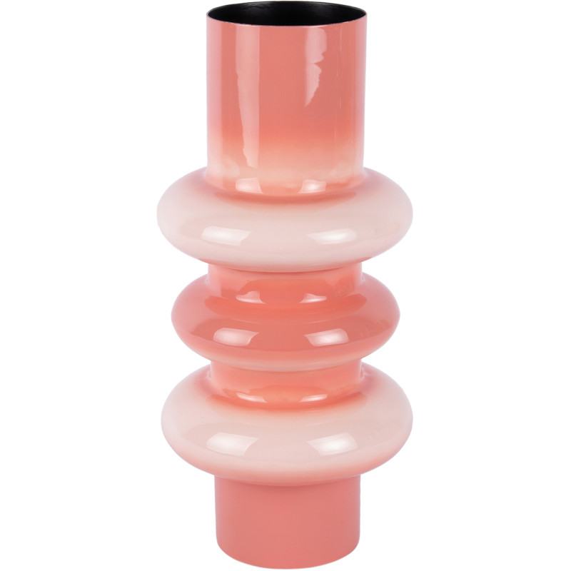 Vase design en métal rose 37 cm Grato