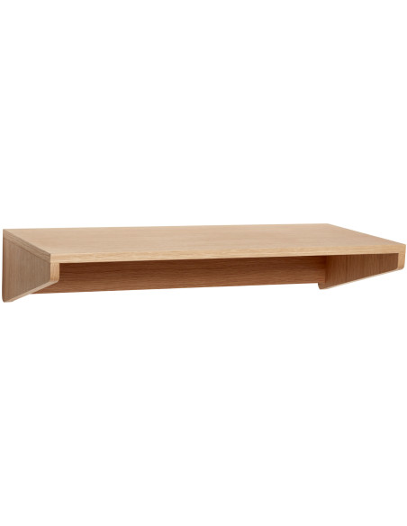 Bureau mural placage chêne naturel 80x35x15 cm Folk