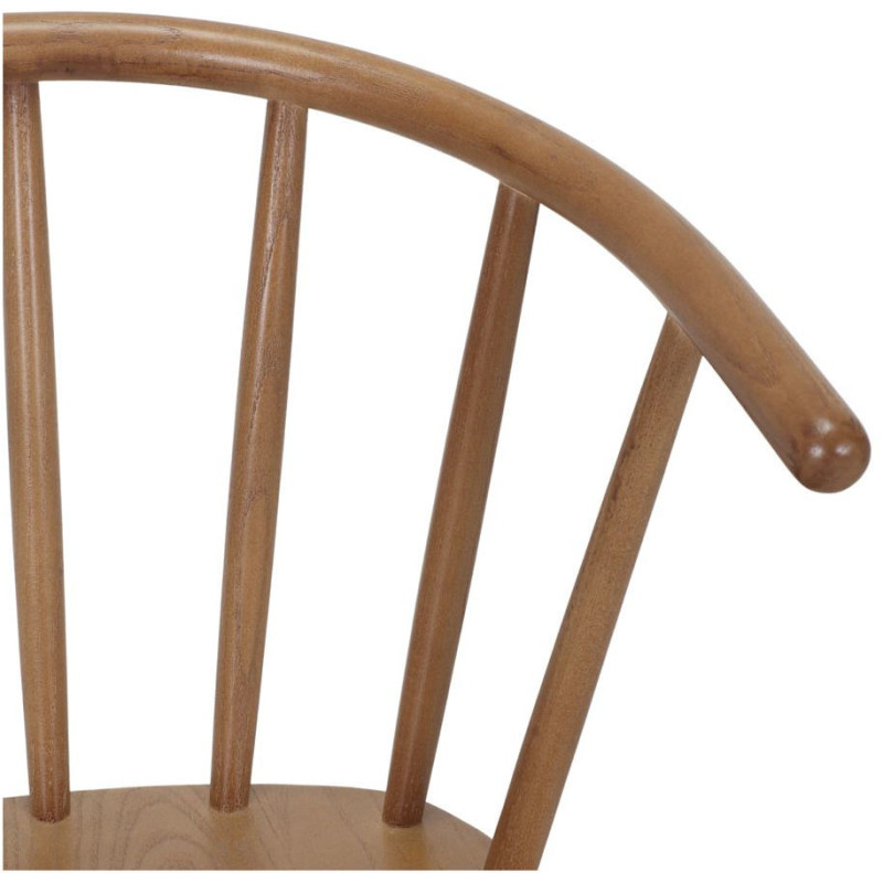 Chaise Windsor bois d’orme naturel...