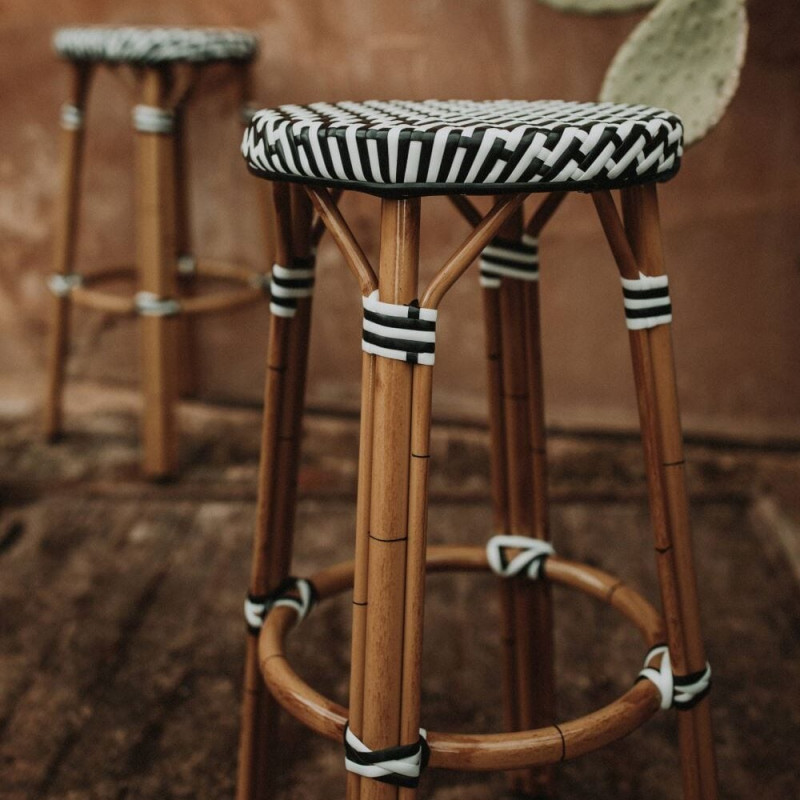 Tabouret de bar extérieur rotin...