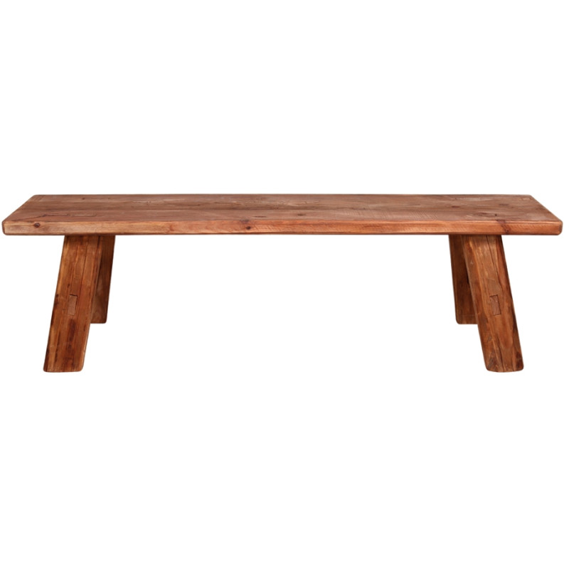 Banc bois recyclé naturel 140x37x40...