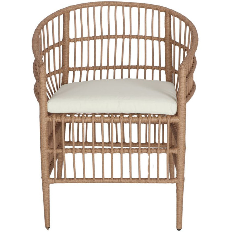 Fauteuil rotin synthétique naturel...