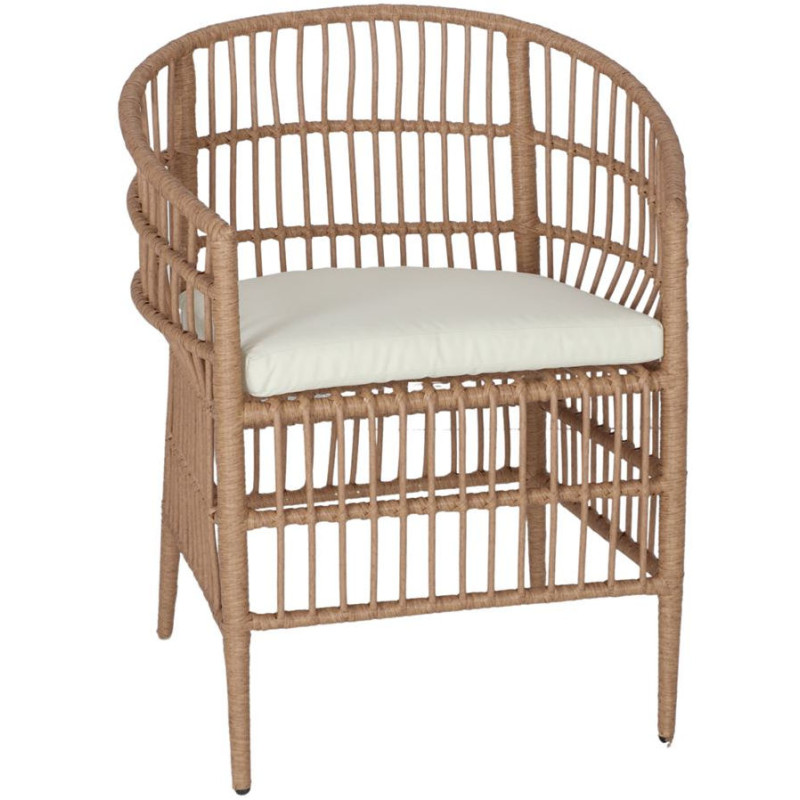 Fauteuil rotin synthétique naturel...