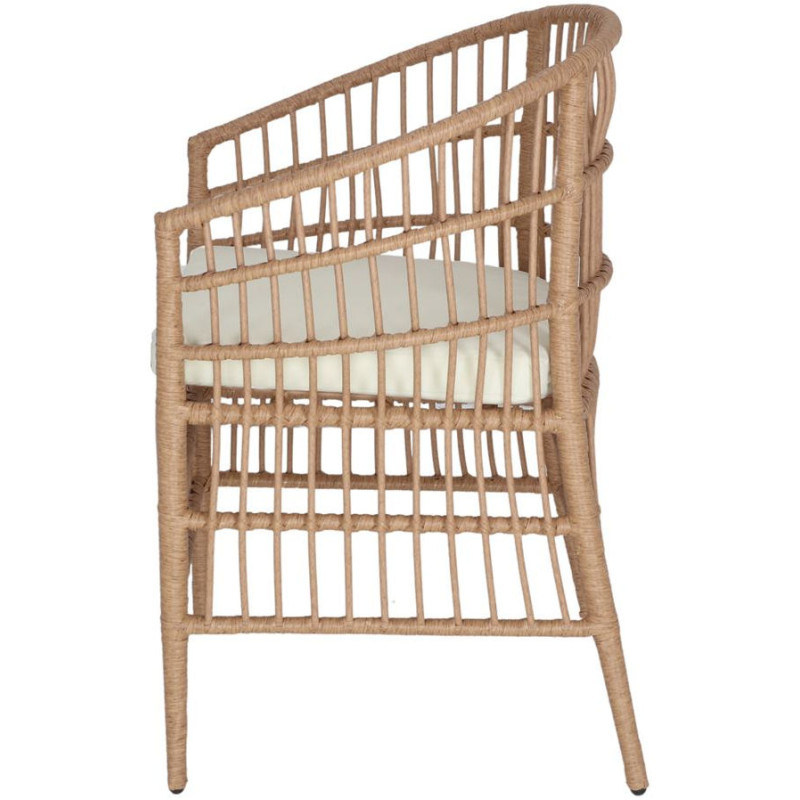 Fauteuil rotin synthétique naturel...