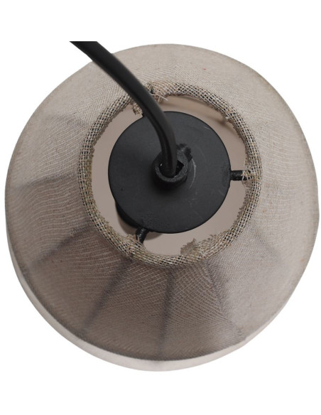 Suspension en tissu beige conique Hanko