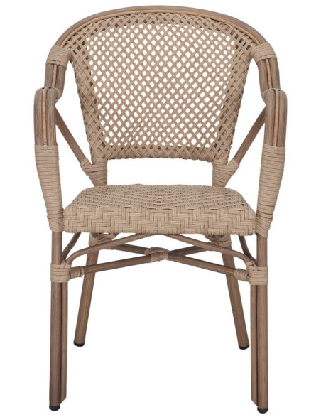Chaise de jardin en rotin synthétique Tellaro