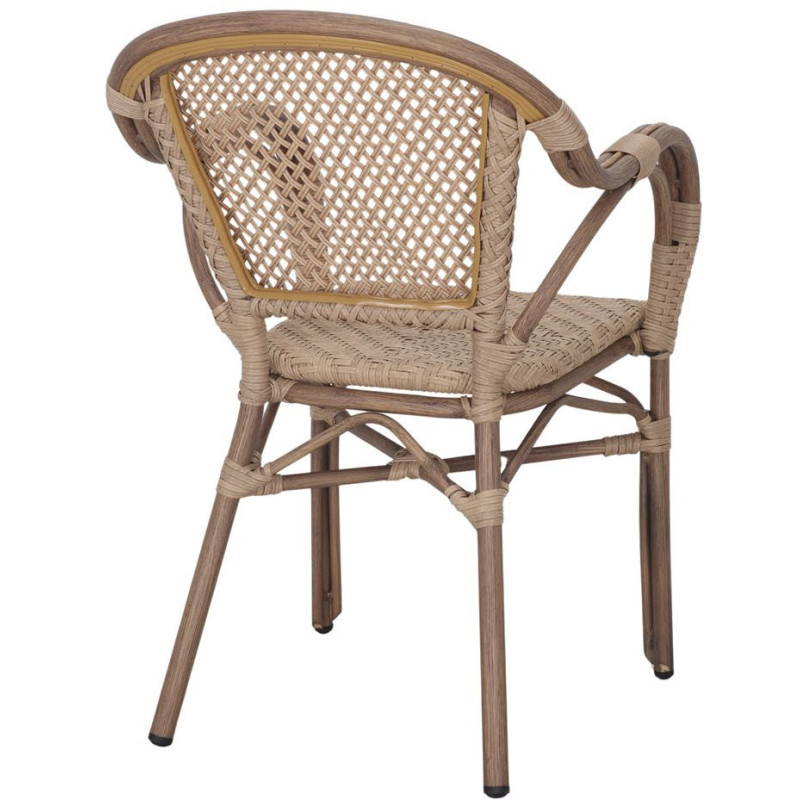 Chaise de jardin en rotin synthétique...
