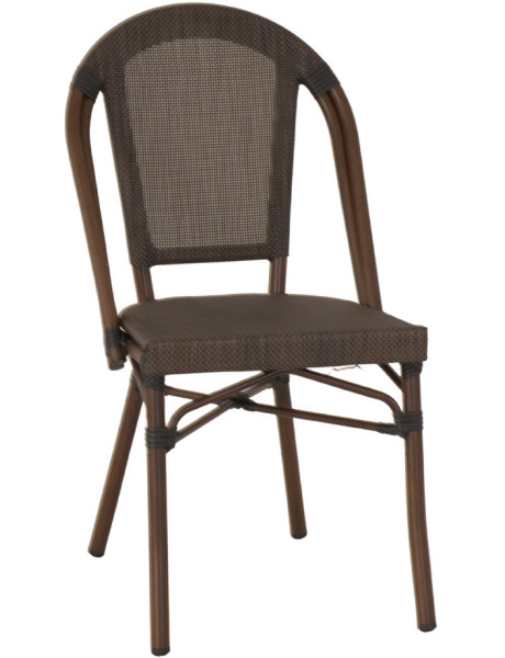 Chaise de jardin bistrot textilène Brisighella
