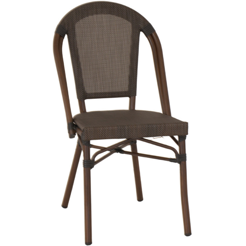 Chaise de jardin bistrot textilène...