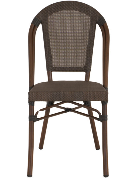 Chaise de jardin bistrot textilène Brisighella