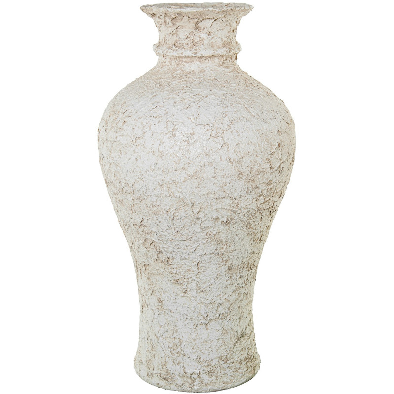 Grand vase céramique blanc patiné 83...