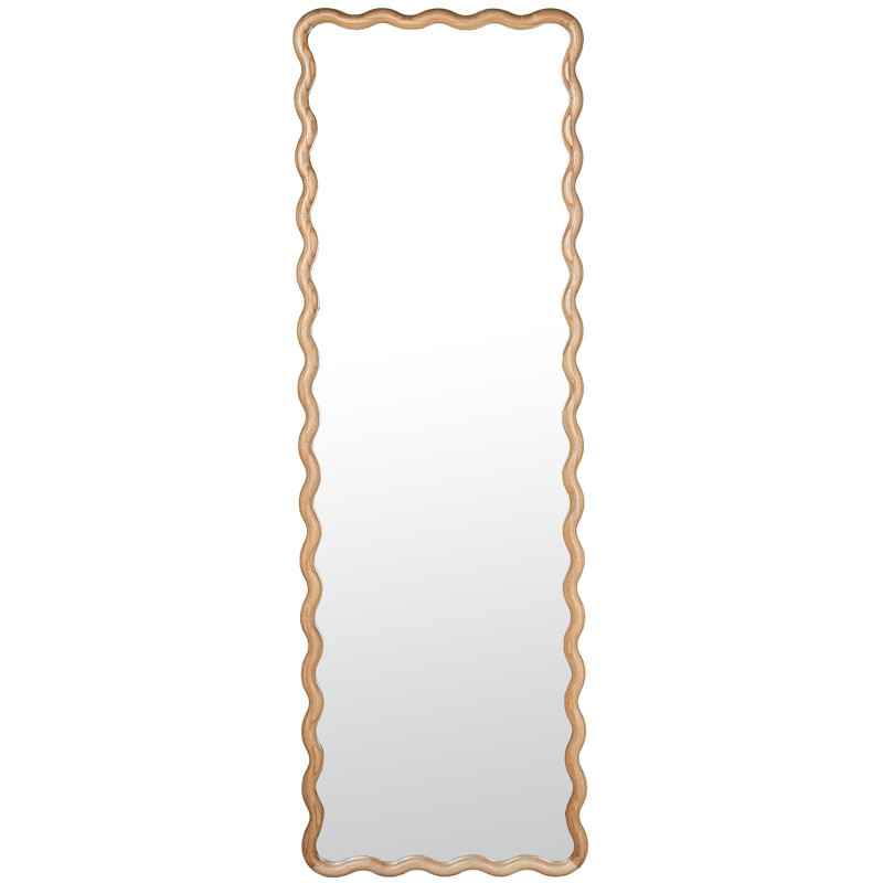 Grand miroir bois naturel ondulé...
