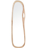 Grand miroir bois naturel organique 41,5x153,5 cm Tertenia