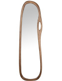 Miroir bois noyer organique 41,5x153,5 cm Tertenia