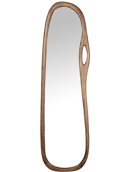 Miroir bois noyer organique 41,5x153,5 cm Tertenia