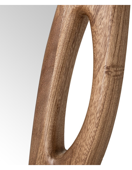 Miroir bois noyer organique 41,5x153,5 cm Tertenia
