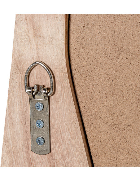 Miroir bois noyer organique 41,5x153,5 cm Tertenia