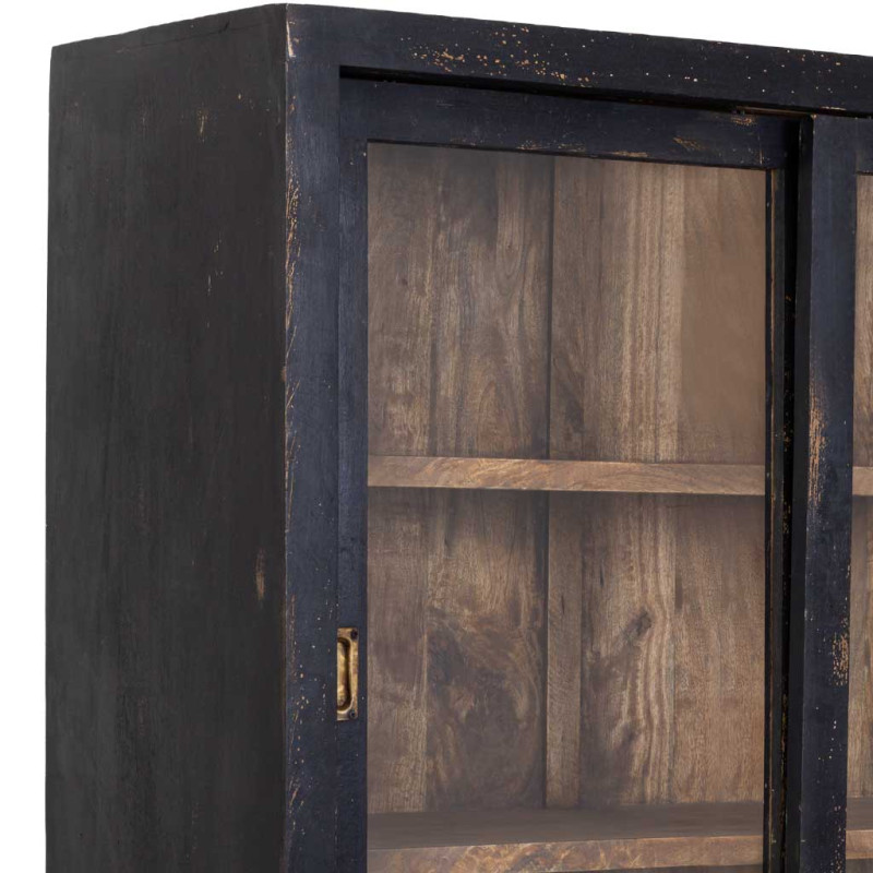 Vitrine vaisselier 6 portes manguier...