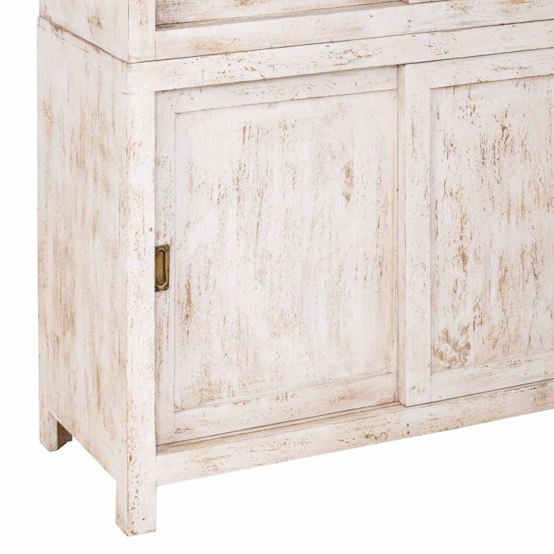 Vitrine vaisselier manguier blanc...