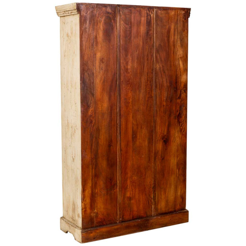 Vitrine 2 portes manguier beige...
