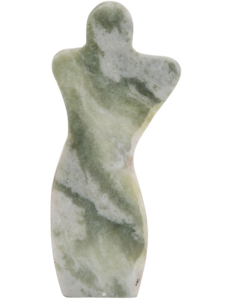 Sculpture abstraite homme marbre vert 23 cm Abstract