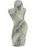 Sculpture abstraite homme marbre vert 23 cm Abstract
