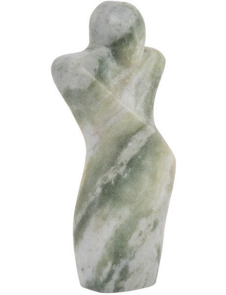 Sculpture abstraite homme marbre vert 23 cm Abstract