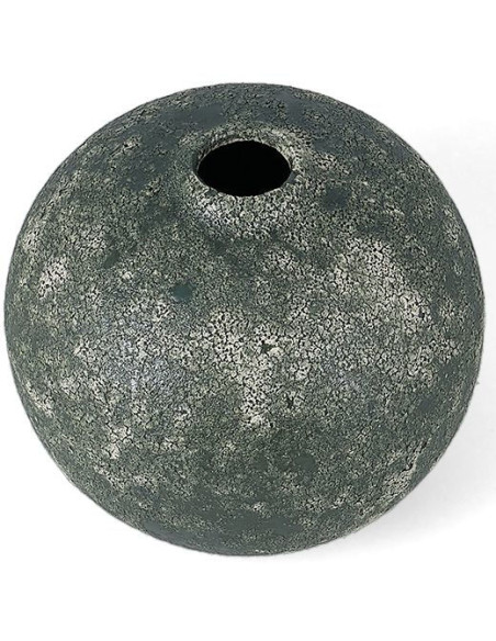 Vase boule céramique vert 14,5x13 cm Bullet