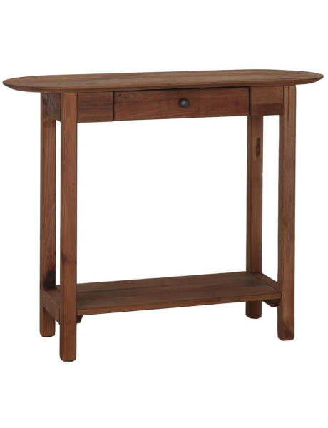 Console d’entrée pin recyclé bois naturel 95x35x76 cm Uchiko  - 1
