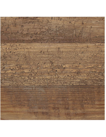 Console bois recyclé naturel 3 tiroirs 160x40x76 cm Sastamala  - 5