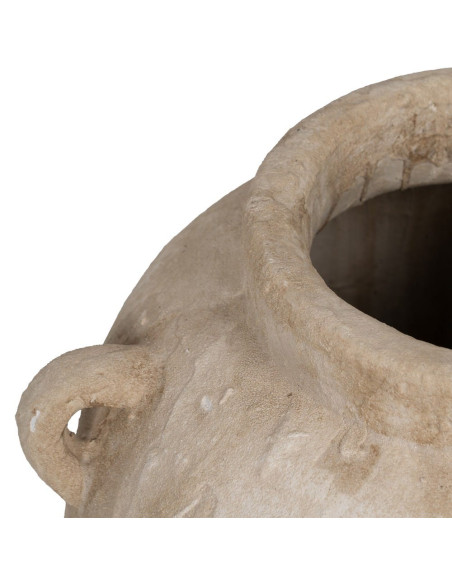 Grand vase amphore céramique beige 58 cm Caltabellotta Ixia - 5