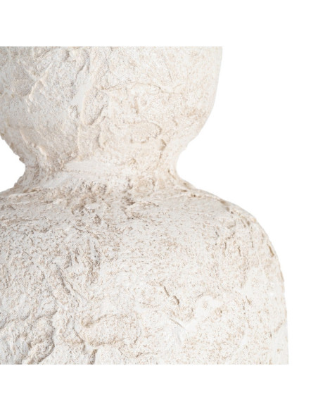 Grand vase céramique blanc effet craquelé 60 cm Cisternino Ixia - 3