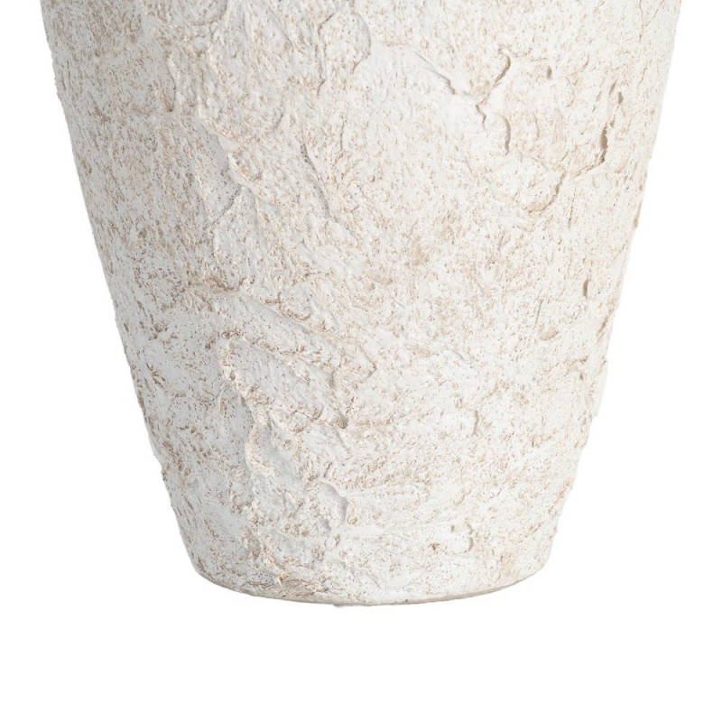 Grand vase céramique blanc effet craquelé 60 cm Cisternino Ixia - 4