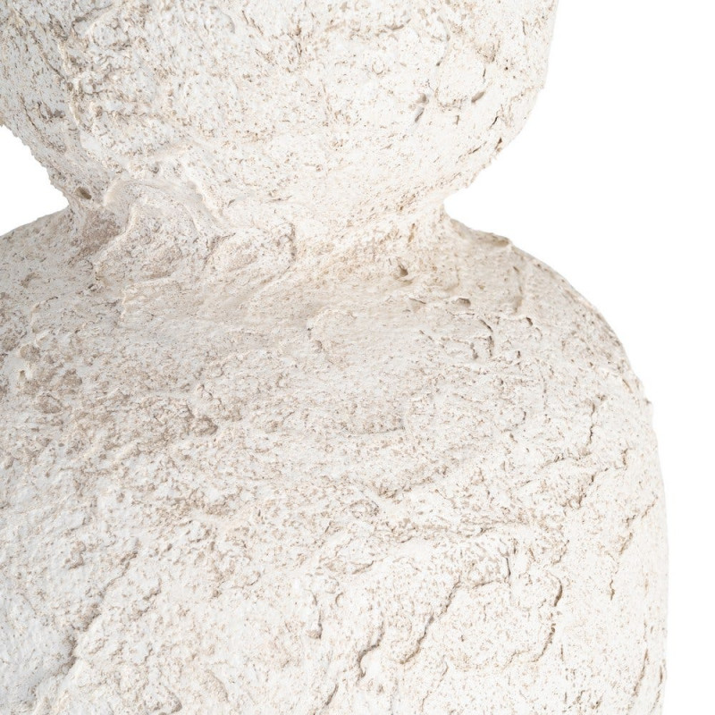 Grand vase céramique blanc effet chaux 80 cm Cisternino Ixia - 3