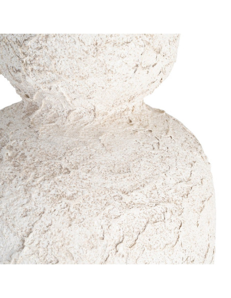 Grand vase céramique blanc effet chaux 80 cm Cisternino Ixia - 3