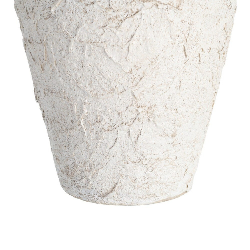Grand vase céramique blanc effet chaux 80 cm Cisternino Ixia - 4