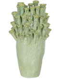 Vase corail céramique vert céladon 46,5 cm Sciacca