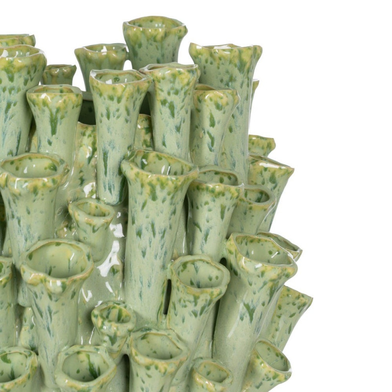 Vase corail céramique vert céladon 46,5 cm Sciacca Ixia - 2