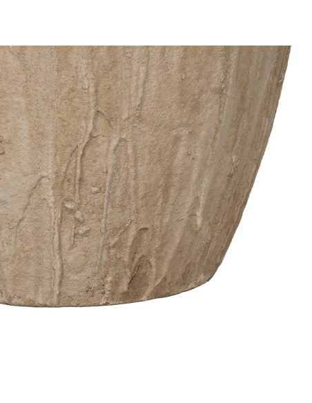 Grand vase céramique beige effet pierre 58 cm Caltabellotta Ixia - 5