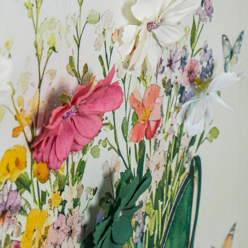 Tableau mural floral bottes vertes 50x60 cm Chedigny  - 4