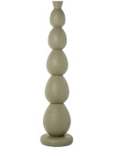 Grand vase de sol vert olive métal 115 cm Nisyros