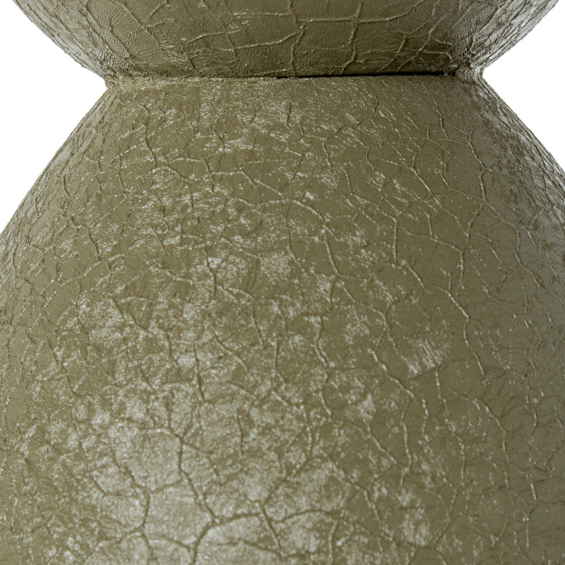 Grand vase de sol vert olive métal 115 cm Nisyros  - 3