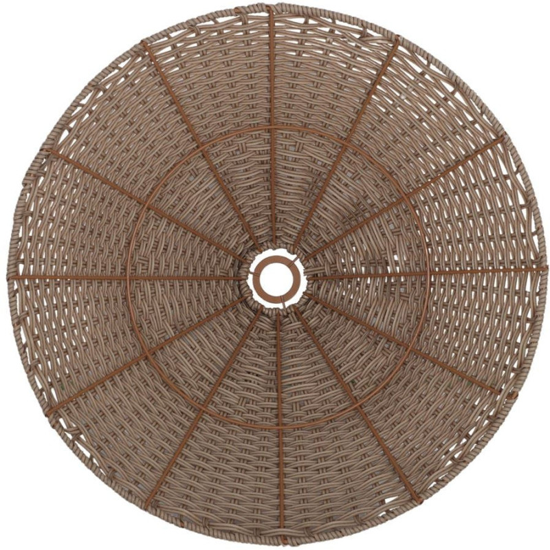 Abat-jour rotin synthétique pour suspension 60 cm Naoussa  - 4