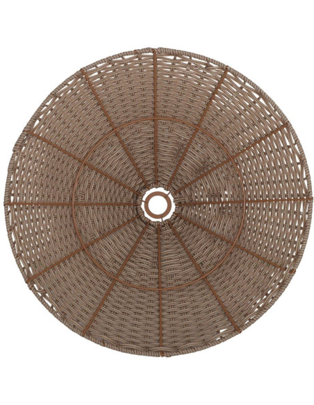 Abat-jour rotin synthétique pour suspension 60 cm Naoussa  - 4