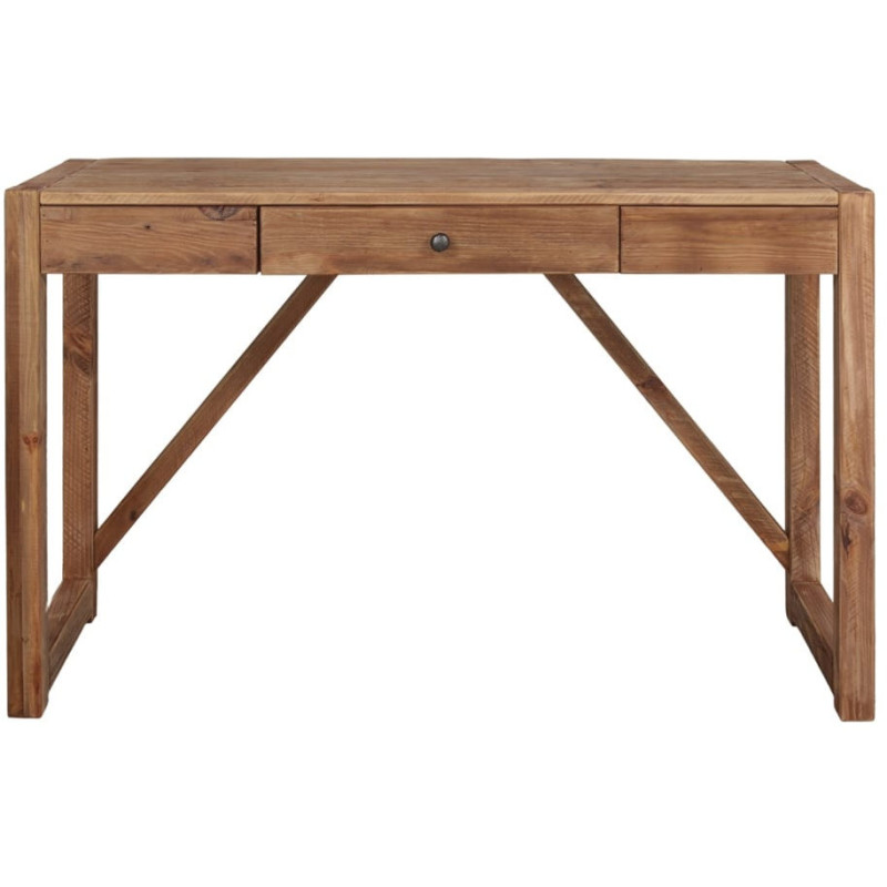 Console d’entrée bois recyclé 1 tiroir 120 cm Artenara  - 3