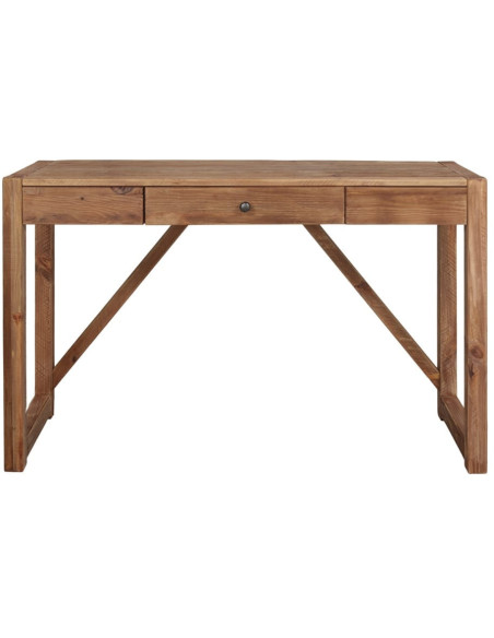 Console d’entrée bois recyclé 1 tiroir 120 cm Artenara  - 3