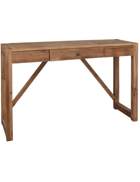 Console d’entrée bois recyclé 1 tiroir 120 cm Artenara  - 1