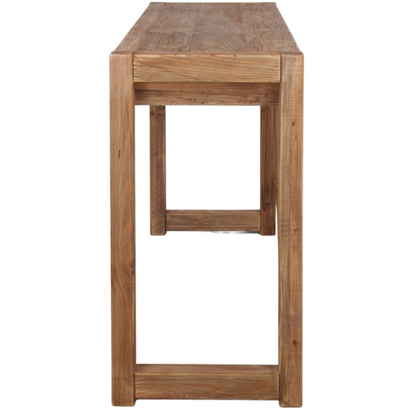 Console d’entrée bois recyclé 1 tiroir 120 cm Artenara  - 4